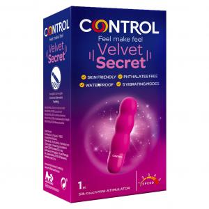 Velvet Secret ministymulator do stref intymnych o ergonomicznym kształcie