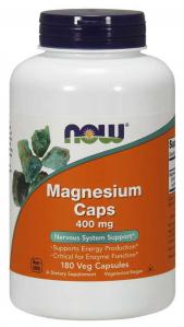 Magnesium Caps Magnez 400 mg 180 kapsułek NOW FOODS