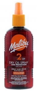 (DE) Malibu Dry Oil Spray Olejek do opalania SPF2, 200ml (PRODUKT Z NIEMIEC)