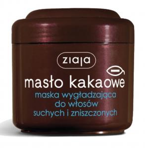 Ziaja Masło Kakaowe, Maska do włosów wygładzająca włosy suche i zniszczone, 200 ml