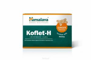 Himalaya Koflet-H smak imbirowy 12 pastylek do ssania