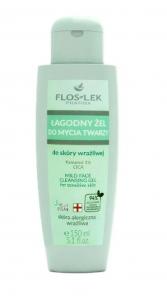 Flos-Lek Pharma, Sensitive Łagodny Żel do mycia twarzy skóra wrażliwa skłonna do alergii, 175 ml