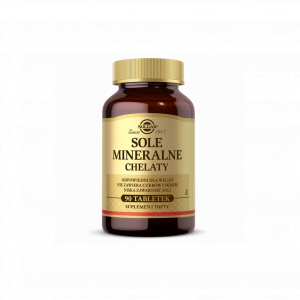 SOLGAR SOLE MINERALNE - CHELATY - 90 tabletek