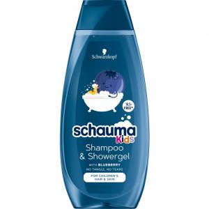 Kids szampon do włosów i żel pod prysznic dla chłopców z ekstraktem z borówki 400ml