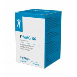 ForMeds F-MAG B6 Cytrynian MAGNEZU + Witamina B6 - 60 porcji, proszek - suplement diety