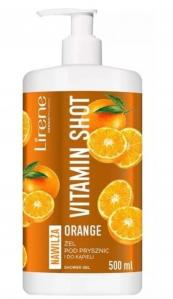 Lirene Vitamin Shot Pomarańcza Żel do kąpieli, 500 ml