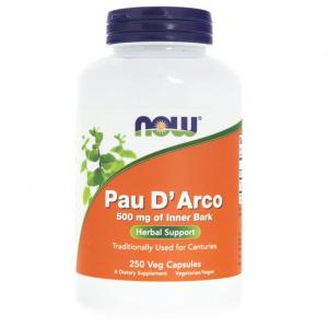 Pau D'Arco 500 mg 250 kapsułek NOW FOODS