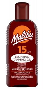 (DE) Malibu Bronzing Olejek do opalania SPF15, 200ml (PRODUKT Z NIEMIEC)