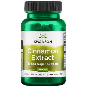 SWANSON CYNAMON EKSTRAKT Cinnamon Extract 250mg / 90 kapsułek