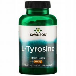 Swanson L-Tyrosine (L-Tyrozyna) 500mg - 100 kapsułek