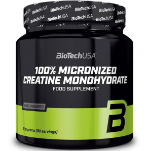 BioTech USA 100% Mikronizowany Monohydrat Kreatyny - 300 g