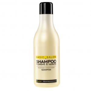 Basic Salon Flowers & Keratin Shampoo kwiatowo-keratynowy szampon do włosów 1000ml