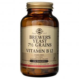 Brewer's Yeast 7 1/2 Grains with Vitamin B12 250 tabl. Solgar