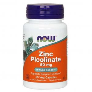 Now Foods Zinc Picolinate (pikolinian cynku) 50 mg - 60 kapsułek