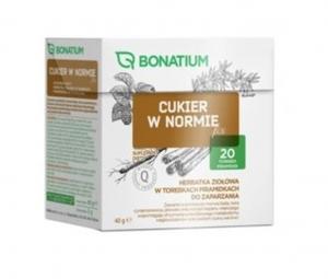 Bonatium Cukier w Normie Fix Herbatka ziołowa, 20 saszetek