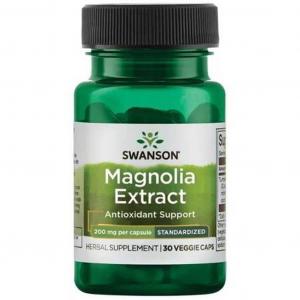 Swanson Magnolia lekarska Ekstrakt 200 mg 30 kapsułek