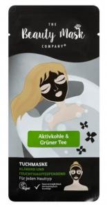 (DE) The Beauty Mask, Maska w płachcie z zieloną herbatą i węglem aktywnym, 1 sztuka (PRODUKT Z NIEMIEC)