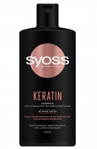 (DE) Syoss, Keratin, Szampon do włosów, 440 ml (PRODUKT Z NIEMIEC)