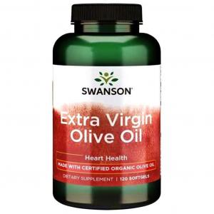 SWANSON Olive oil extra virgin - Oliwa z oliwek - 1000mg 120 kapsułek Żelowych