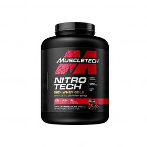 MuscleTech Nitro Tech Białko 100% Whey Gold o smaku potrójnej czekolady - 2270 g