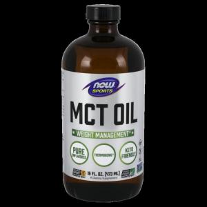 NOW Foods MCT OIL LIQUID Olej KOKOSOWY bezzapachowy Trójglicerydy kwasów tłuszczowych średnio łańcuchowych -suplement diety- 473