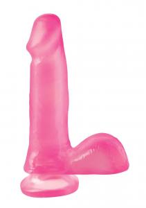 6 Inch Dong with Suction Cup Pink