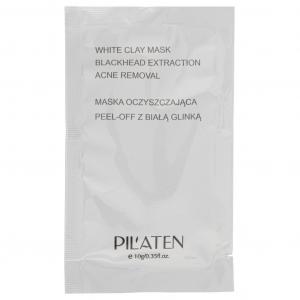 Pilaten Maska do twarzy peel - off z białą glinką - 1 saszetka 10 g