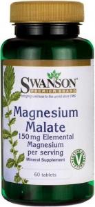 Jabłczan magnezu Magnesium Malate 60 tabletek SWANSON