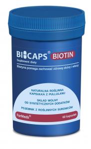 ForMeds BICAPS BIOTIN Biotyna 2500 - 60 kapsułek - suplement diety