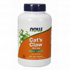 Koci pazur Cat's claw 500mg 250 kapsułek NOW FOODS