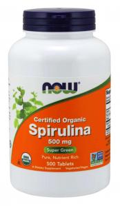 Now Foods Spirulina 500 mg - 500 tabletek