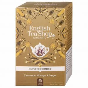 Herbatka ziołowa z cynamonem, moringą i imbirem (20x1,75) BIO 35 g English Tea Shop Organic
