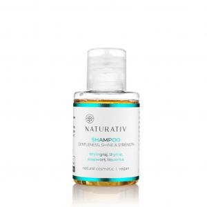 Naturativ Gentleness Shine & Strength Mini szampon, 45ml