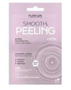 Flos-Lek Smooth Peeling enzymatyczny twarz, szyja dekolt, 2 x 4 ml
