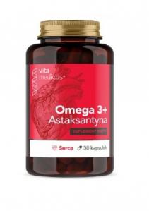 VitaMedicus Omega 3 + Astaksantyna Serce, 30 kapsułek