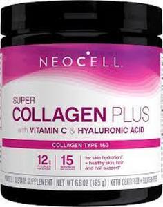NeoCell Super Collagen Plus z witaminą C i kwasem hialuronowym 195 g