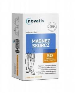 Novativ Magnez Skurcz, 50 tabletek
