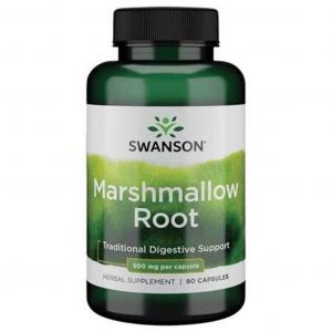SWANSON Marshmallow Root - Prawoślaz lekarski korzeń 500mg 90 kapsułek