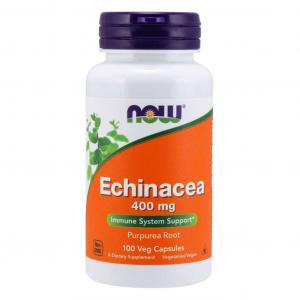NOW Foods ECHINACEA Jeżówka purpurowa 400 mg -suplement diety- 100 kapsułek