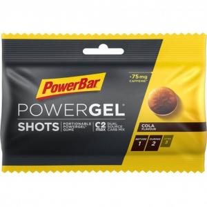 PowerBar Żelki energetyczne PowerGel Shots z kofeiną, cola - 60 g