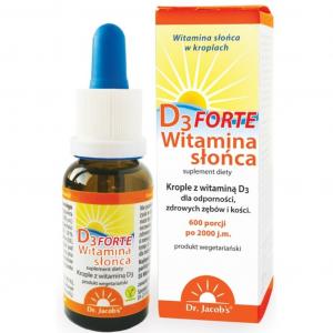 Dr. Jacob's Witamina D3 FORTE w kroplach - 20 ml
