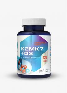 Hepatica Witamina K2mk7 + D3 - 120 kapsułek