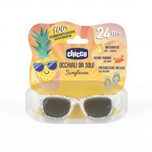 Okulary przeciwsłoneczne z filtrem UV dla dzieci 24m+ Białe