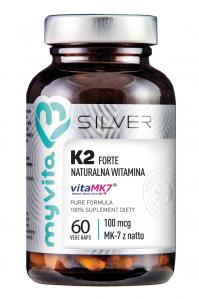 MyVita Silver Naturalna witamina K2 MK-7 Forte 60 kapsułek