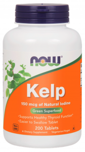 Now Foods Kelp (Jod) 150 mcg - 200 tabletek