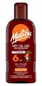 (DE) Malibu Dry Oil Gel Suchy olejek w żelu SPF6, 200ml (PRODUKT Z NIEMIEC)
