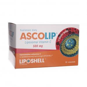 Liposomalna witamina C 500mg Liposomal Vitamin C 30 saszetek po 5g o smaku wiśni AscoLip