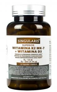 Singularis Witamina K2 Mk-7 + witamina D3 120 kapsułek miękkich