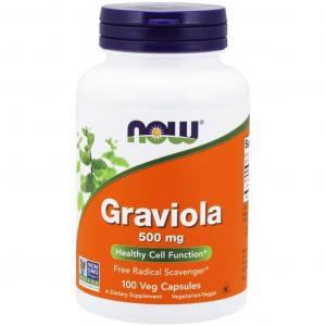 NOW FOODS Graviola 500mg, 100vcaps.
