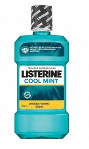 (DE) Listerine, Cool Mint, Płyn do płukania, 600 ml (PRODUKT Z NIEMIEC)